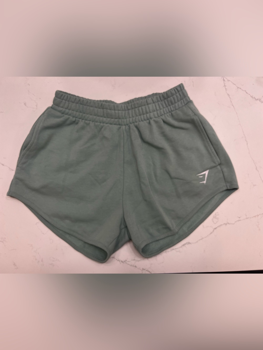 Gymshark Athletic Sweatpant Rest Day Training Shorts, Green, Small, Like New
